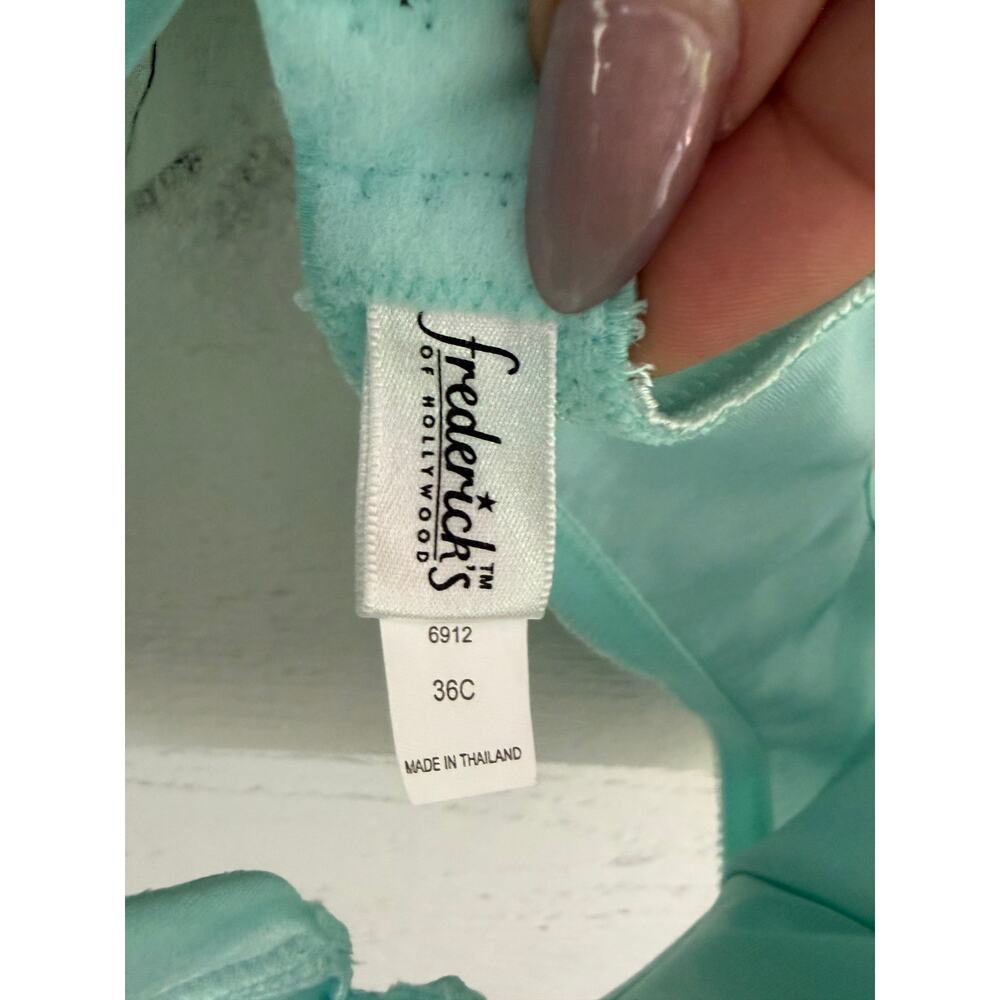 Frederick’s of Hollywood 36C Aqua Push-Up Bra | Padded Underwire - Picture 5 of 8